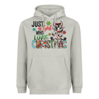 Moon Dust just a girl who loves christmas Heavyweight Hoodie - CowhideDigitalArt