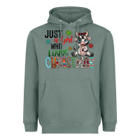 Sage just a girl who loves christmas Heavyweight Hoodie - CowhideDigitalArt