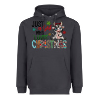 Smoke just a girl who loves christmas Heavyweight Hoodie - CowhideDigitalArt