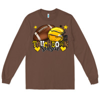 Chestnut Touchdown season American Football yellow team Long Sleeve Tee - HowdyJamesFarm
