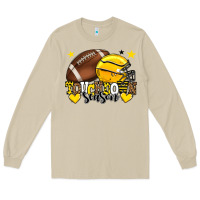 Mushroom Touchdown season American Football yellow team Long Sleeve Tee - HowdyJamesFarm