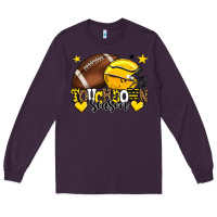 Plum Touchdown season American Football yellow team Long Sleeve Tee - HowdyJamesFarm