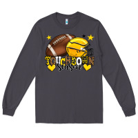 Smoke Touchdown season American Football yellow team Long Sleeve Tee - HowdyJamesFarm