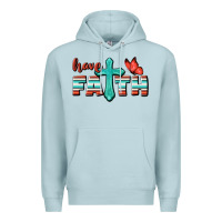 Blue Mist Have Faith Premium Hoodie - BundleAndBundleShop