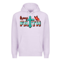Lilac Have Faith Premium Hoodie - BundleAndBundleShop