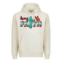 Oatmeal Heather Have Faith Premium Hoodie - BundleAndBundleShop