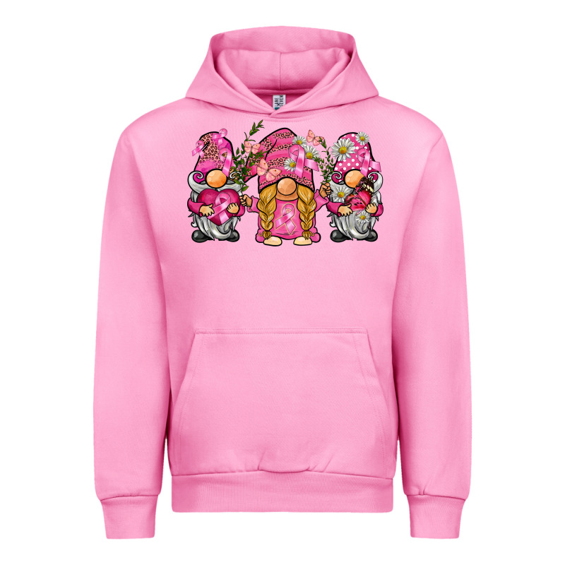 Breast Cancer Gnome Urban Hoodie by BarkalooDesign | Teevron