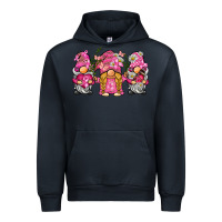 Navy breast cancer gnome Urban Hoodie - BarkalooDesign