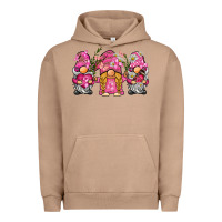 Pigment Burro breast cancer gnome Urban Hoodie - BarkalooDesign