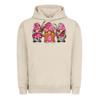 Pigment French Oak breast cancer gnome Urban Hoodie - BarkalooDesign