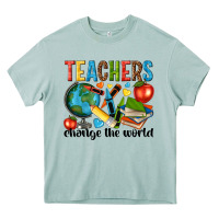 Arona teachers change the world Heavy Core Tee - NancyCooperArtShop