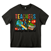 Asphalt teachers change the world Heavy Core Tee - NancyCooperArtShop