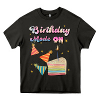 Asphalt birthday mode on Heavy Core Tee - JahusDesignShop