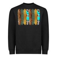 Black western brushstrokes Heavyweight Sweatshirt - OliviaCreatesArt