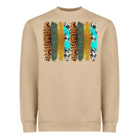 Mushroom western brushstrokes Heavyweight Sweatshirt - OliviaCreatesArt