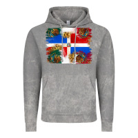 Cloud Rock Mexican and Puerto Rico Flag Vintage Hoodie - texasbilliewilder