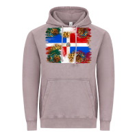 Vintage Zinc Mexican and Puerto Rico Flag Vintage Hoodie - texasbilliewilder
