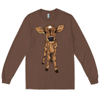 Chestnut Baby cow Long Sleeve Tee - HowdyJamesFarm