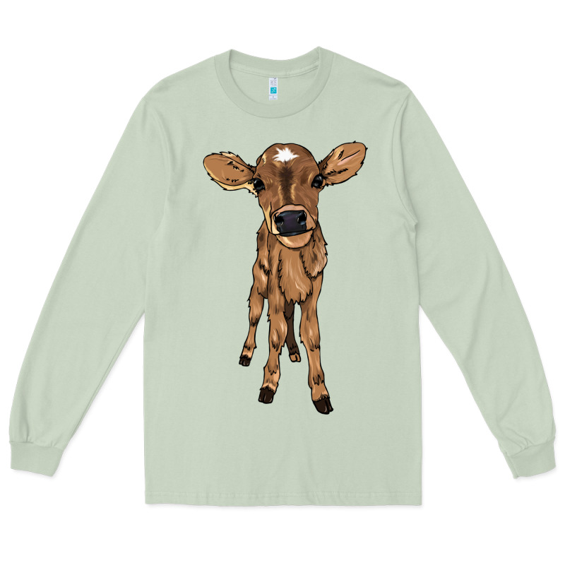 Baby Cow Long Sleeve Tee by HowdyJamesFarm | Teevron