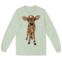 Matcha Baby cow Long Sleeve Tee - HowdyJamesFarm
