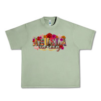 Oil Green Abuela Our Lady Urban Heavy Tee - texasbilliewilder