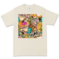 Bone western cowgirl coffee cup with cowhide seamless pattern bbs Premium Tee - BundleAndBundleShop