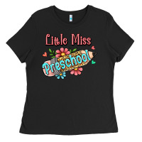 Black little miss preschool Ladies Tee - RanaPortraitStore