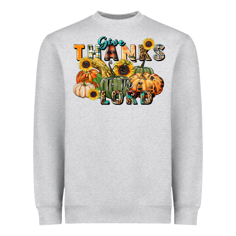 Give Thanks To The Lord Heavyweight Sweatshirt by FaDigitalArtStudio | Teevron