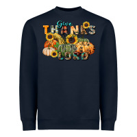 Navy give thanks to the lord Heavyweight Sweatshirt - FaDigitalArtStudio