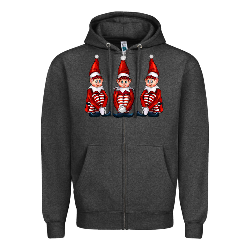 Christmas Elfs Zipper Hoodie by FaDigitalArtStudio | Teevron