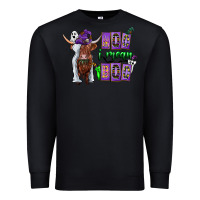 Black Moo I Mean Boo Premium Sweatshirt - CowhideDigitalArt