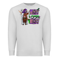 Dove Grey Moo I Mean Boo Premium Sweatshirt - CowhideDigitalArt