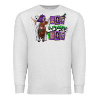 Oatmeal Heather Moo I Mean Boo Premium Sweatshirt - CowhideDigitalArt