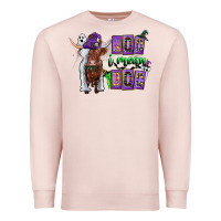Pale Pink Moo I Mean Boo Premium Sweatshirt - CowhideDigitalArt