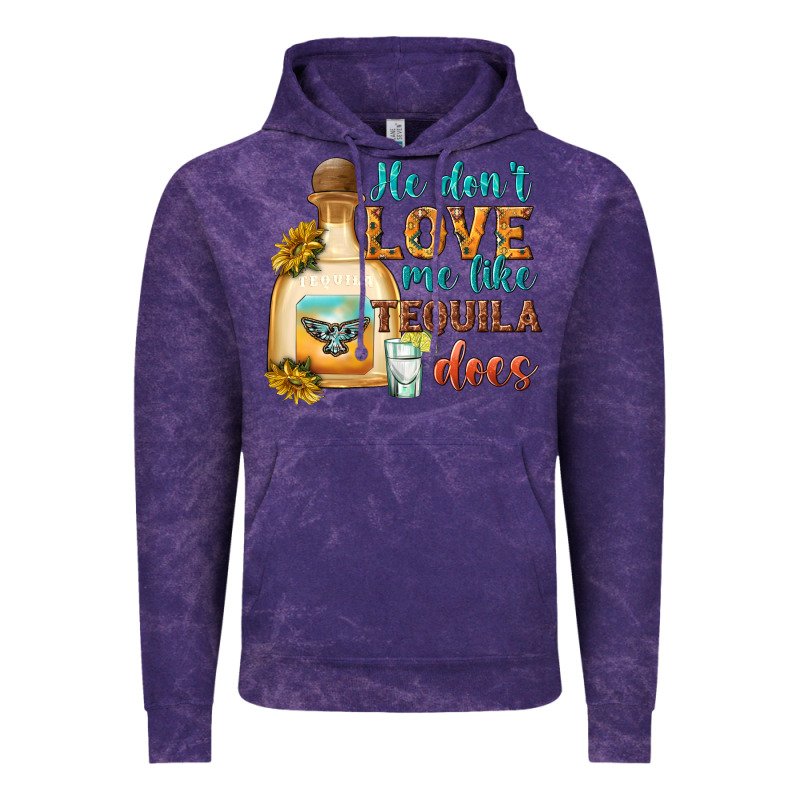 He Don't Love Me Like Tequila Does Vintage Hoodie by texasbilliewilder | Teevron