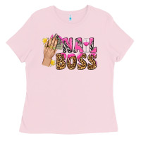 Bubblegum Pink nail boss bbs Ladies Tee - BundleAndBundleShop