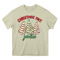Mossy christmas tree junkie Heavy Core Tee - MaliasSmallBusiness