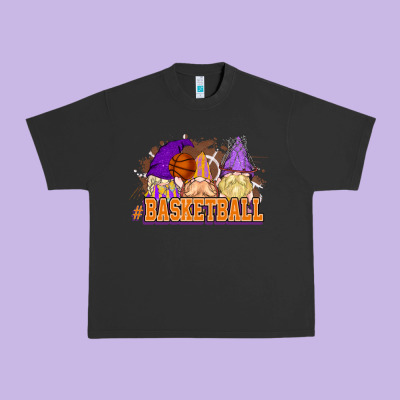 Basketball Gnomes Urban Heavy Tee Designed By Nancycooperartshop