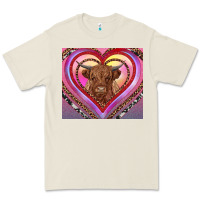 Bone highland cow valentine's day Premium Tee - RanaPortraitStore