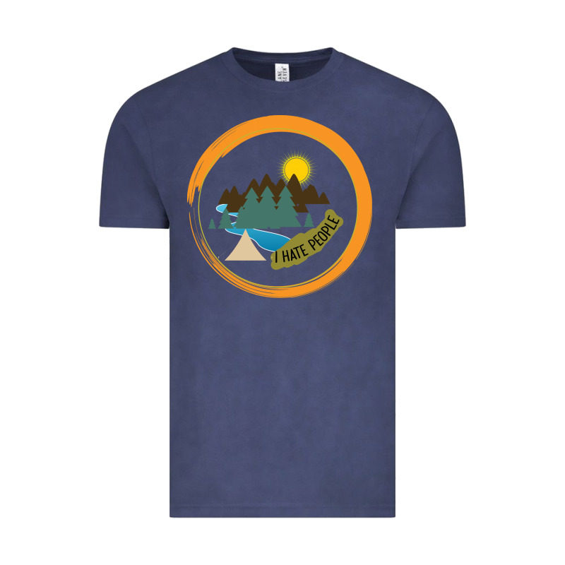 I Hate People Camping Hiking Vintage Tee by Bettercallsaul | Teevron