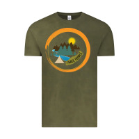 Vintage Olive I hate people camping hiking Vintage Tee - Bettercallsaul