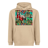 Mushroom Just A Girl Who Loves Christmas Heavyweight Hoodie - CowhideDigitalArt