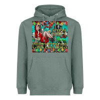 Sage Just A Girl Who Loves Christmas Heavyweight Hoodie - CowhideDigitalArt