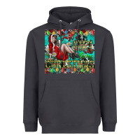 Smoke Just A Girl Who Loves Christmas Heavyweight Hoodie - CowhideDigitalArt