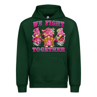 Forest Green we fight together breast cancer gnome Urban Hoodie - BarkalooDesign