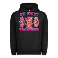 Pigment Black we fight together breast cancer gnome Urban Hoodie - BarkalooDesign