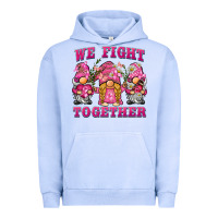 Pigment Grape Ice we fight together breast cancer gnome Urban Hoodie - BarkalooDesign