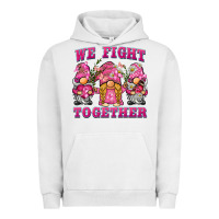 Pigment Lunar Rock we fight together breast cancer gnome Urban Hoodie - BarkalooDesign