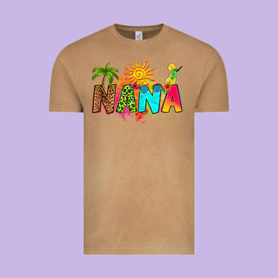 Summer Nana Vintage Tee Designed By Ranaportraitstore