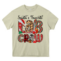 Mossy santa s favorite lab crew Heavy Core Tee - MaliasSmallBusiness
